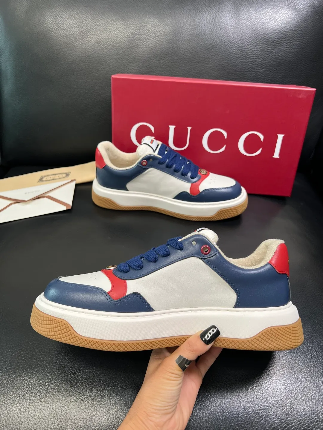 Men's shoes 💰780 Gucci high quality top crafts Gucci counter new original factory configuration, imported cowhide fabric from Italy, imported cowhide lining, breathable and comfortable, sole: original factory special supply original sole super comfortable, original factory and single goods, welcome to compare, code number 38-44 (customized 45)